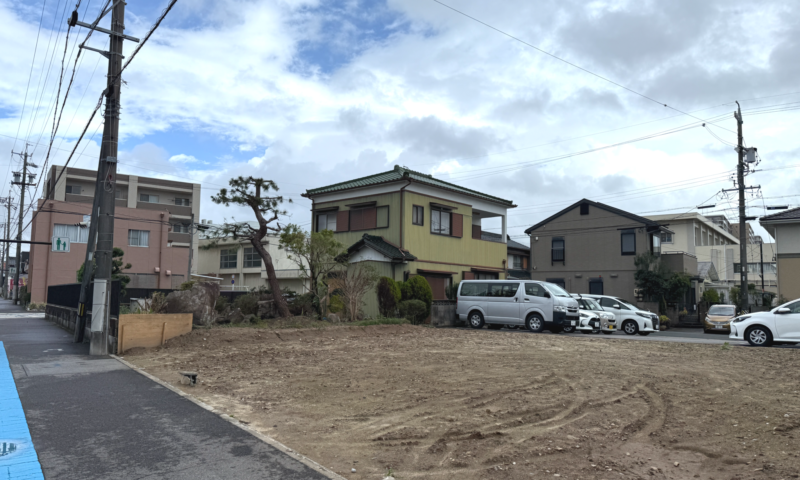 平屋モデルハウス計画地