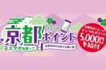京都ポイント（きょうぽ）京都市民1人につきデジタルポイント5,000円相当を給付