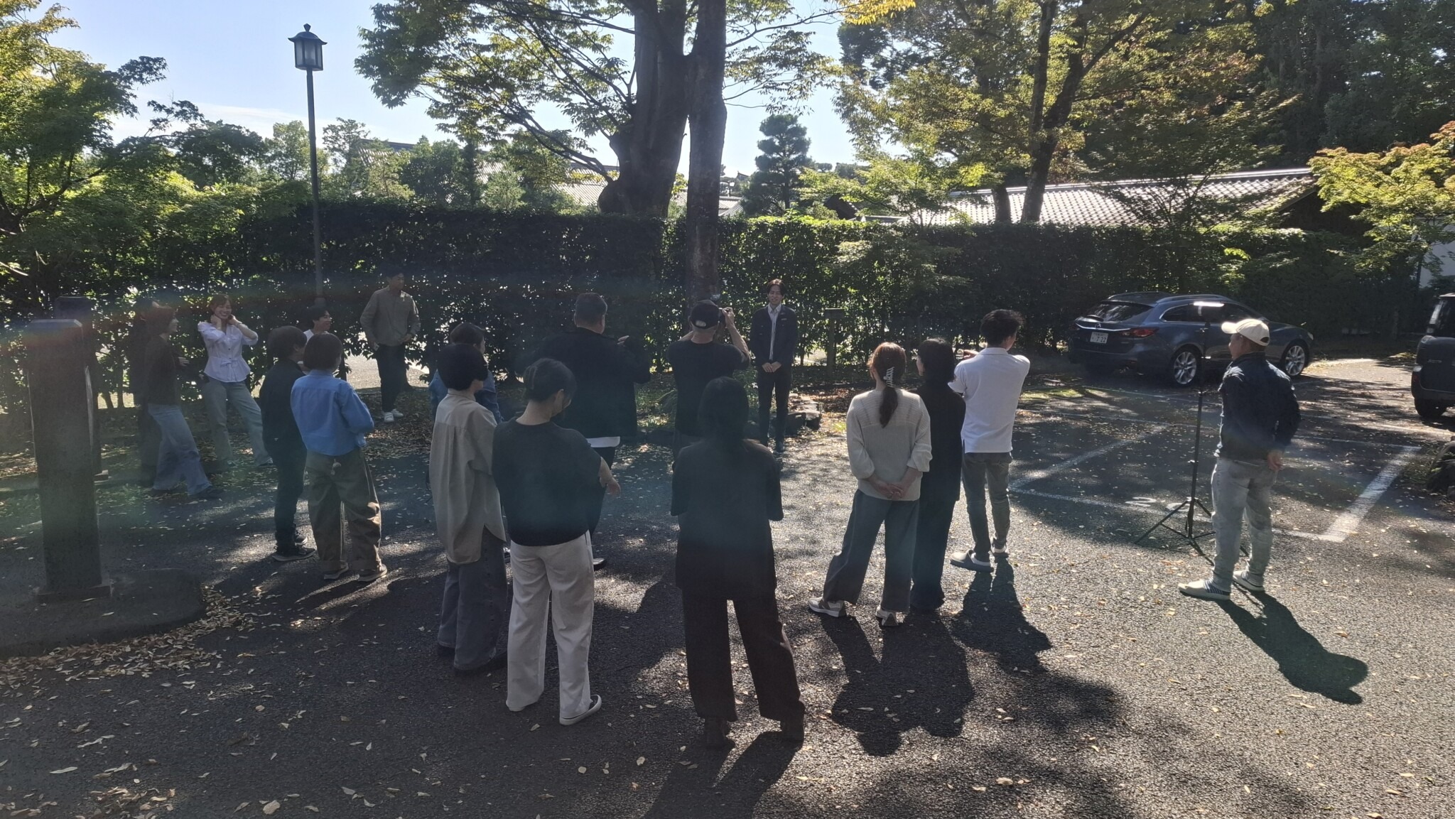 スタッフ写真の撮影風景